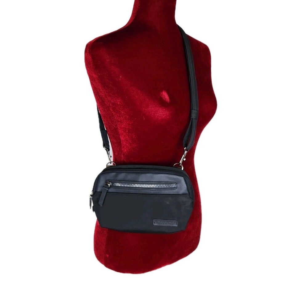 Travelon Classic Anti-Theft Convertible Crossbody Bag & Waist Pack Black Travel